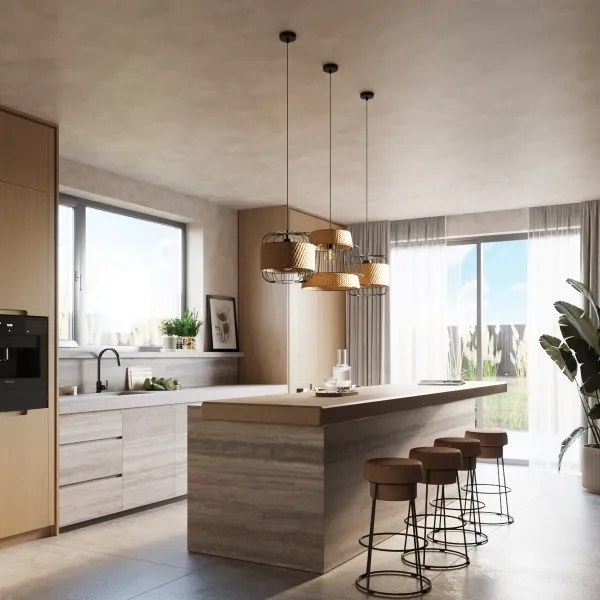 Sollux SL.1252 - Lampadario a sospensione con filo FOST 1xE27/15W/230V