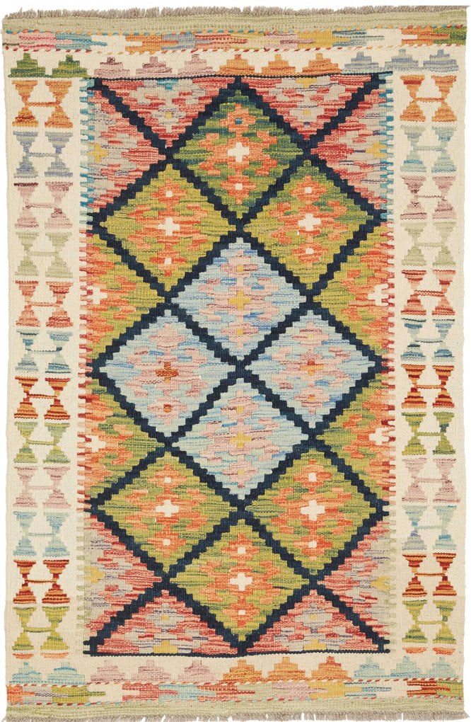 Kilim Tappeto 80 x 120 (Pakistan) Tessuto A Mano