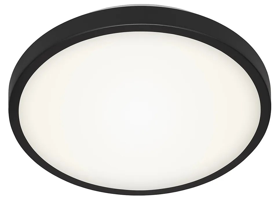 Plafoniera Moderna Manny Metallo Bianco Led Integrato 12W 4000K