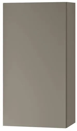Pensile bagno Brera laccato opaco grigio londra, 1 anta apertura da sinistra P 17 x L 30 x H 60 cm