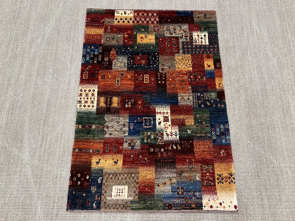 Loribaft Tappeto persiano 90x130 (Iran) Annodato A Mano