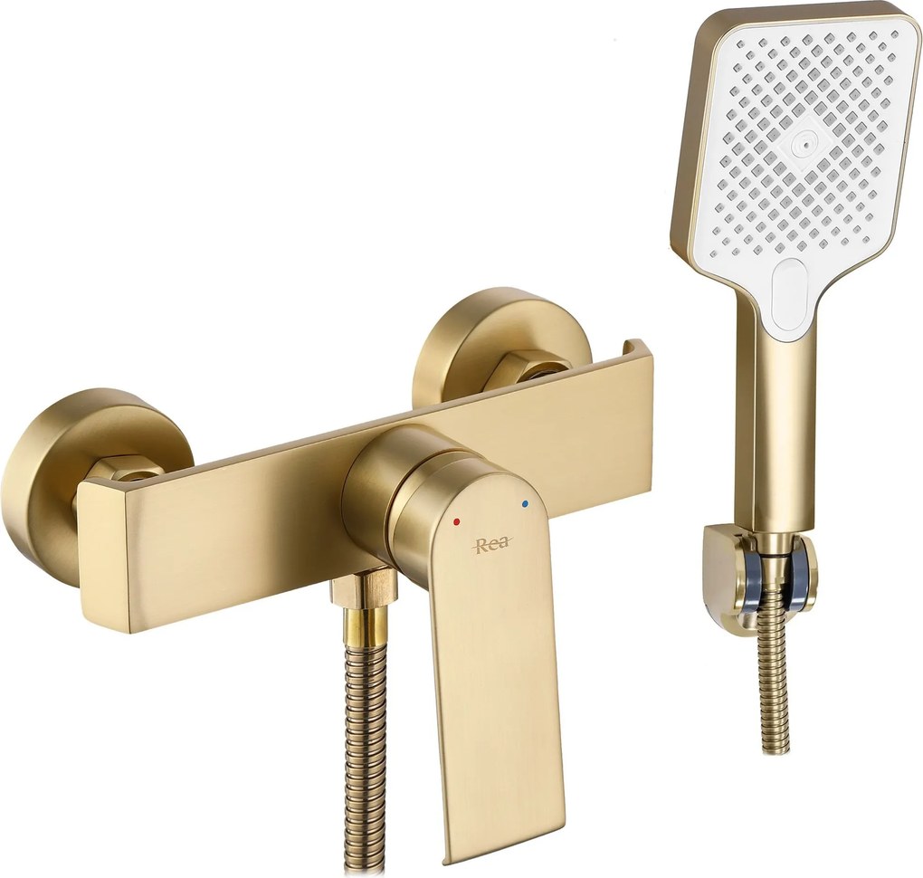 Rubinetto doccia REA Hass Brush Gold