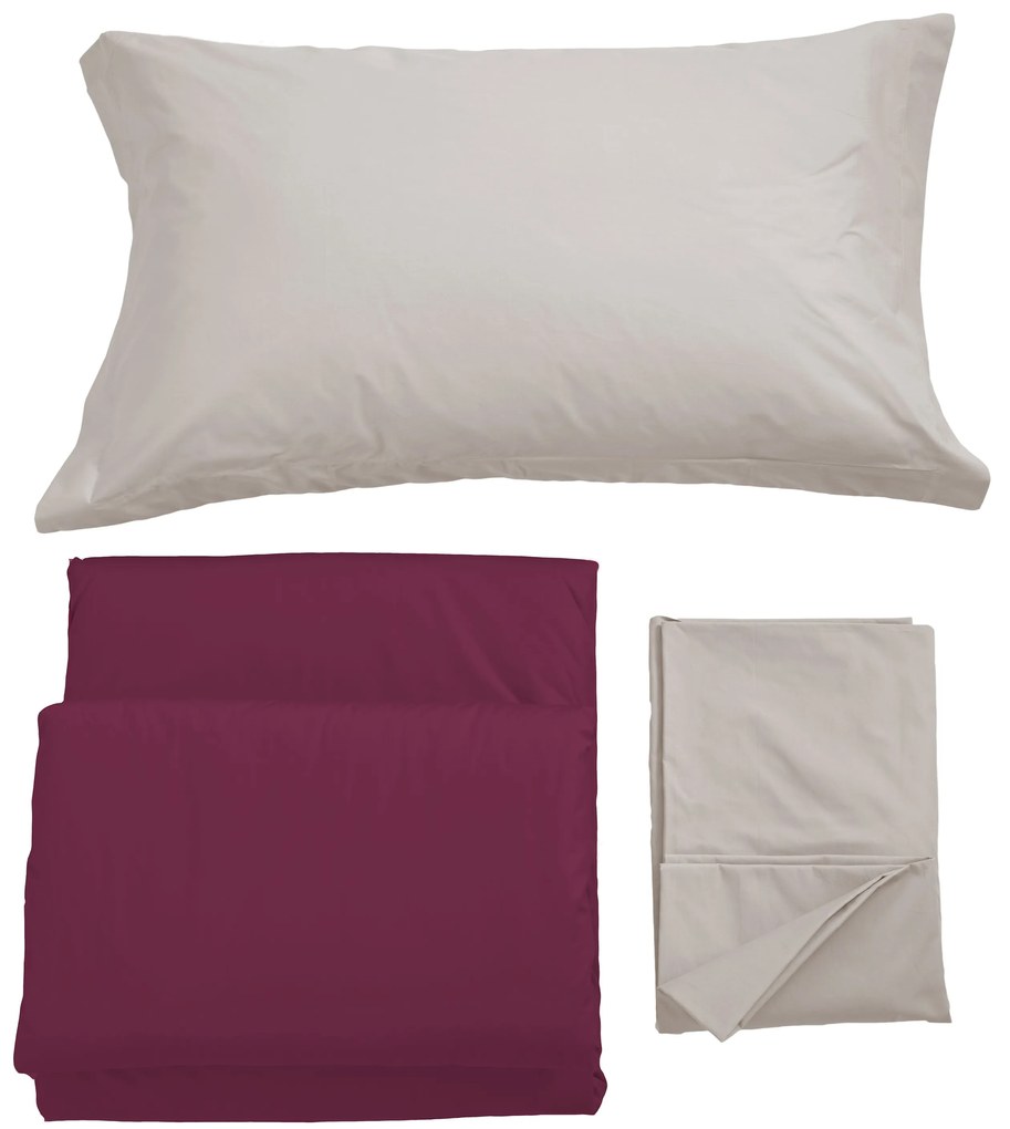 Set Biancheria da letto (Federe, Lenzuolo, Copripiumino, Piumino, Guanciali) - c.01