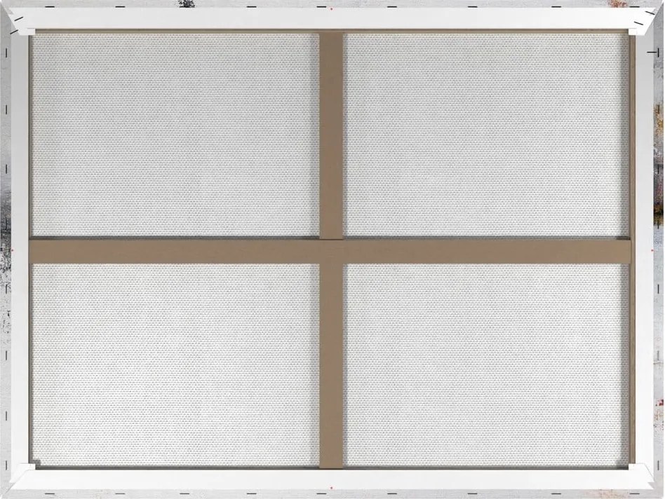 Quadro con elementi dipinti a mano 100x70 cm Horizon – Styler