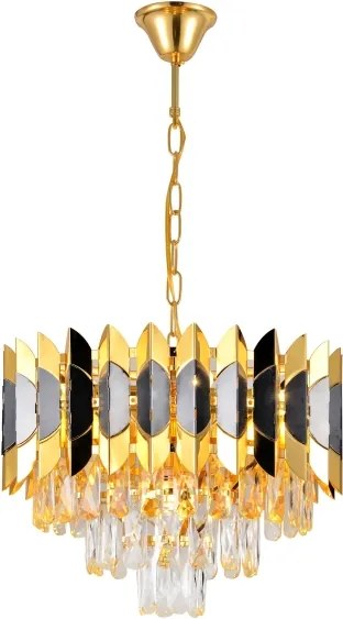 Brilagi - Lampadario a catena CRISTAL 5xE14/40W/230V Ø 38 cm