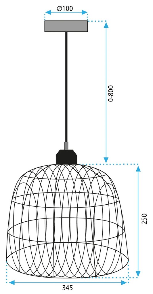 Lampada NATURAL APP1351-1CP 30 cm