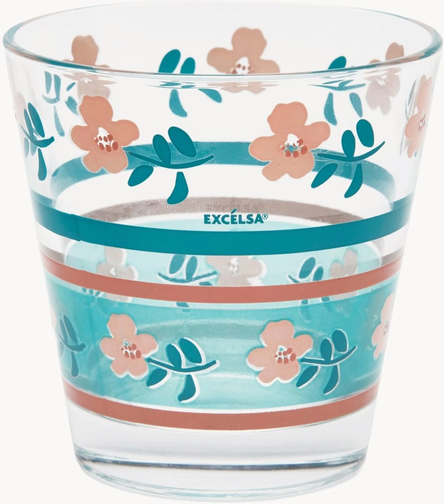 Set di 6 bicchieri Primula