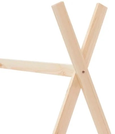 Giroletto per Bambini in Legno Massello di Pino 70x140 cm