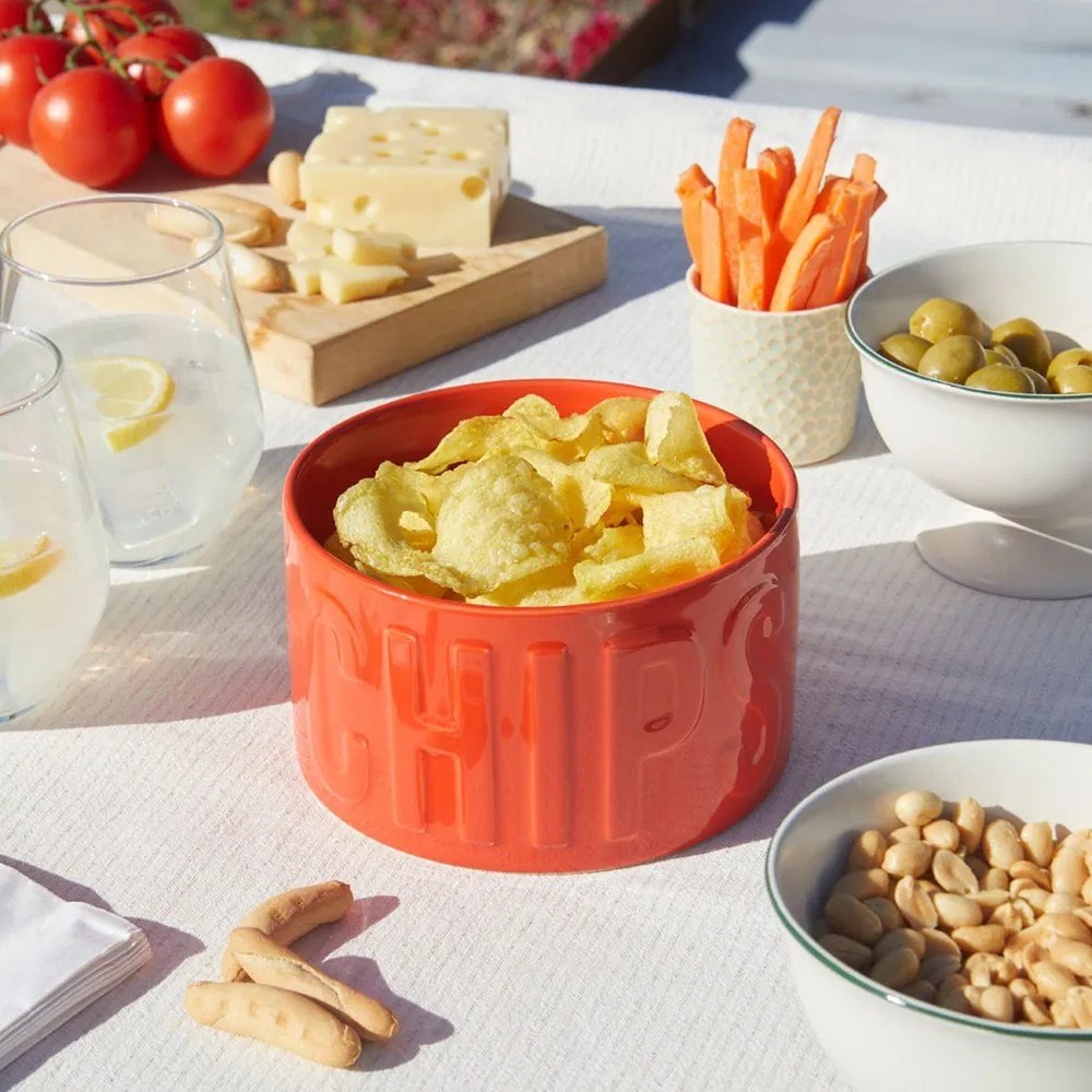 Ciotolina da portata rossa in ceramica 1 l Chips – Balvi