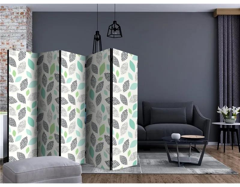 Paravento Patterned Leaves II [Room Dividers]