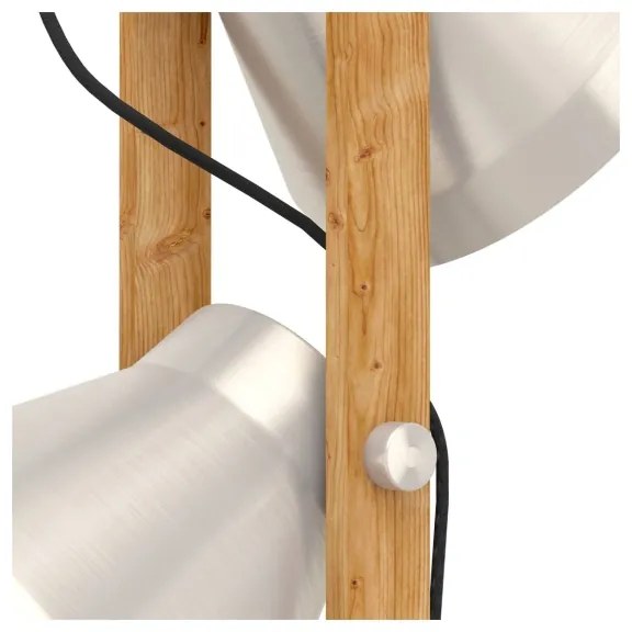 Eglo 43954 - Lampada con piedistallo CAWTON 2xE27/40W/230V