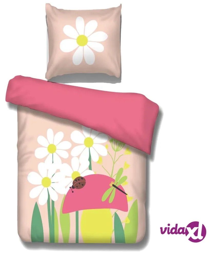 Vipack Set Copriletto Design Primaverile 195x85 cm in Cotone