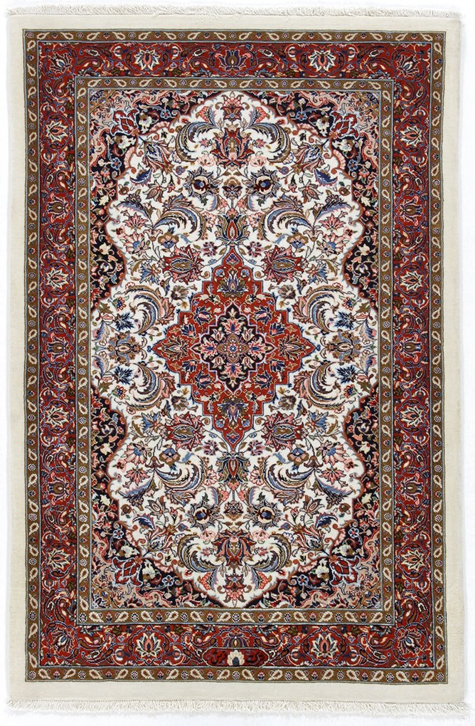 Isfahan Tappeto persiano 130 x 80 (Iran) Annodato A Mano