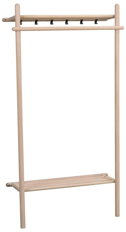 Set da ingresso in legno di quercia in colore naturale Milford - Rowico