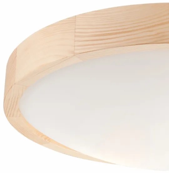 Plafoniera NATURAL SLIM 2xE27/60W/230V Ø 37 cm pino