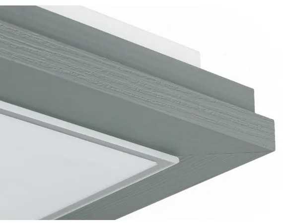 Argon 7269 - Plafoniera TABOR 2xE27/15W/230V 32x32 cm grigia