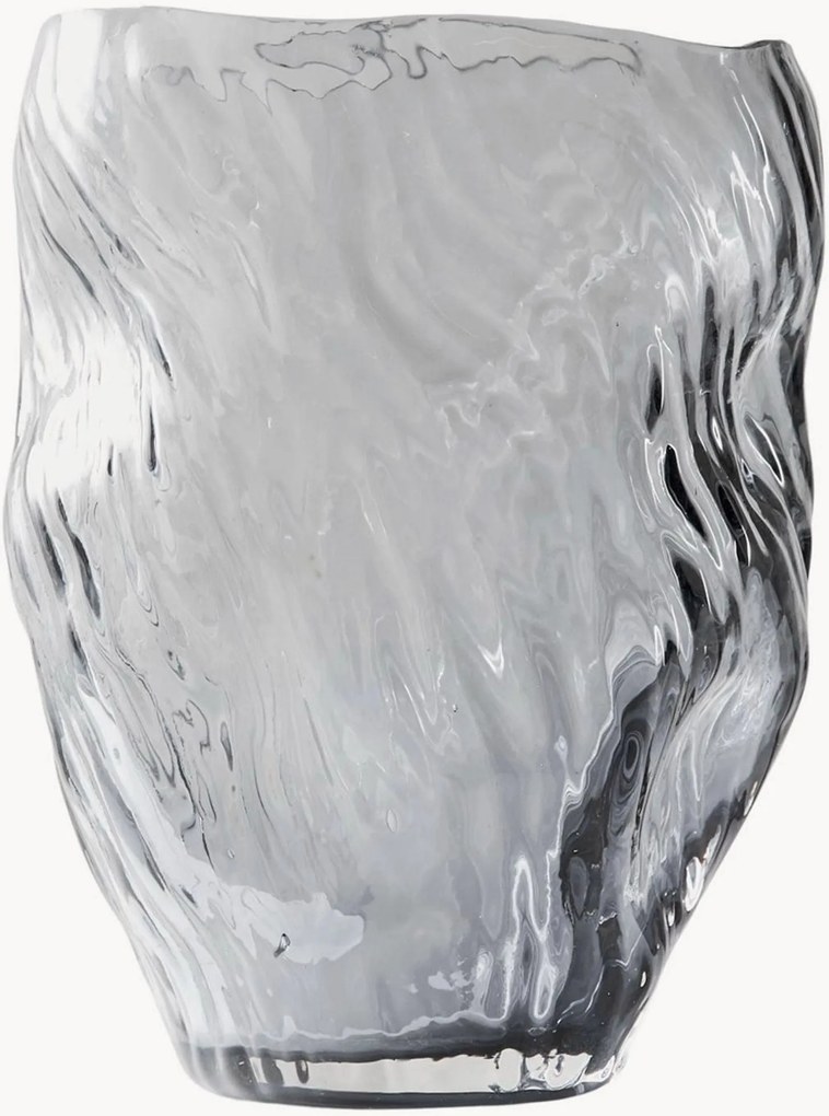 Vaso in vetro soffiato Mud