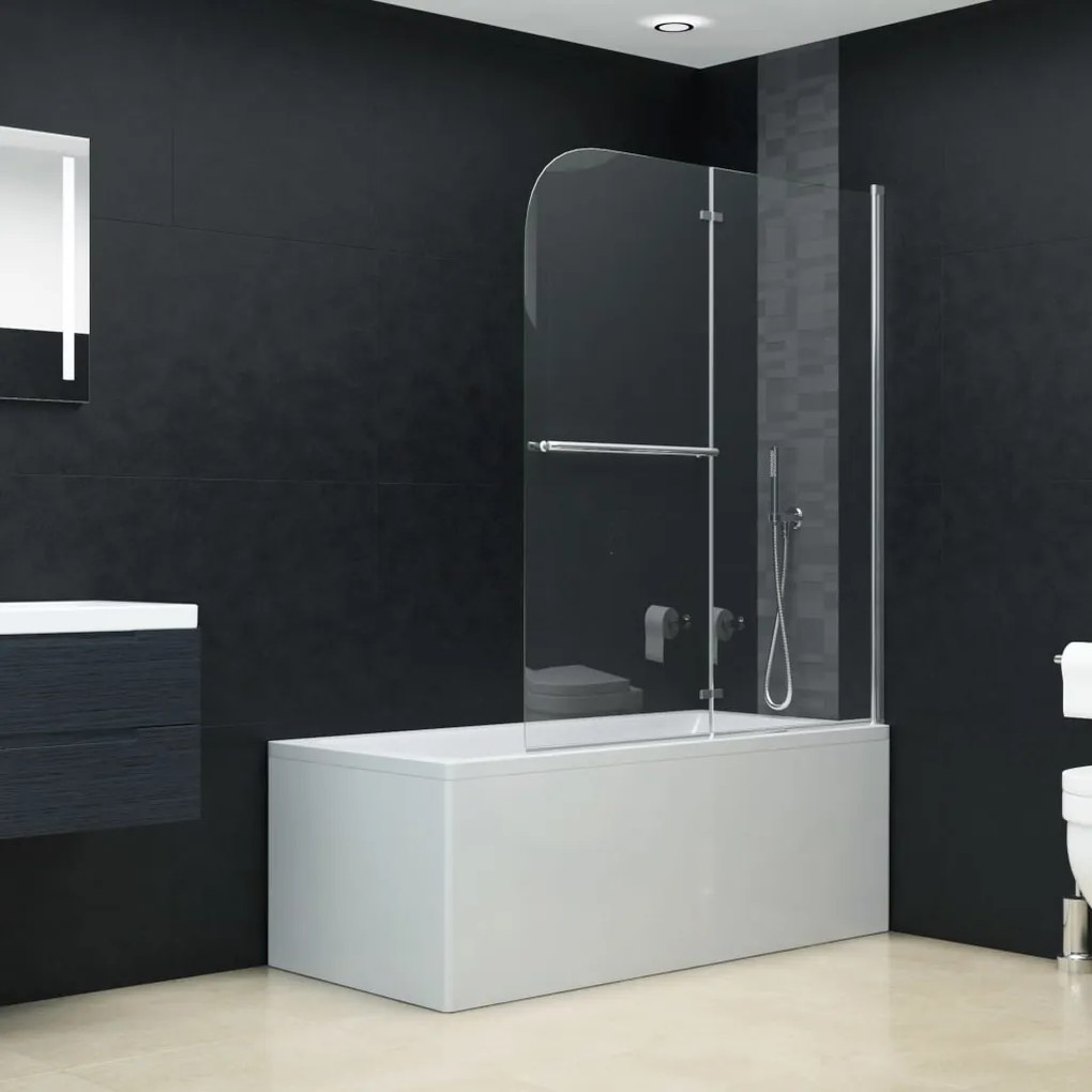 Box Doccia Pieghevole A Libro 2 Pannelli İn Esg 95x140 Cm /