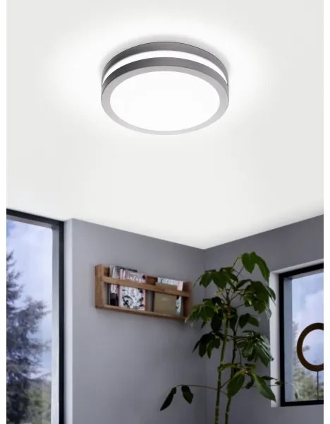 Eglo 33572 - Lampada LED dimmerabile da bagno LOCANA-C 14W/230V IP44 argento