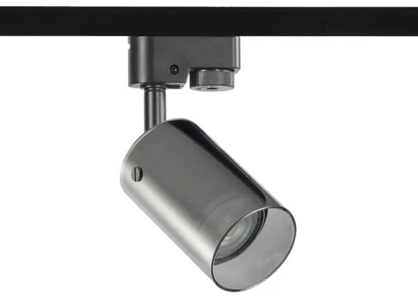 Faretto per sistema a binario SMOKY 1xGU10/10W/230V nero