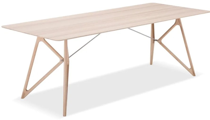 Tavolo da pranzo con piano in rovere 220x90 cm Tink - Gazzda