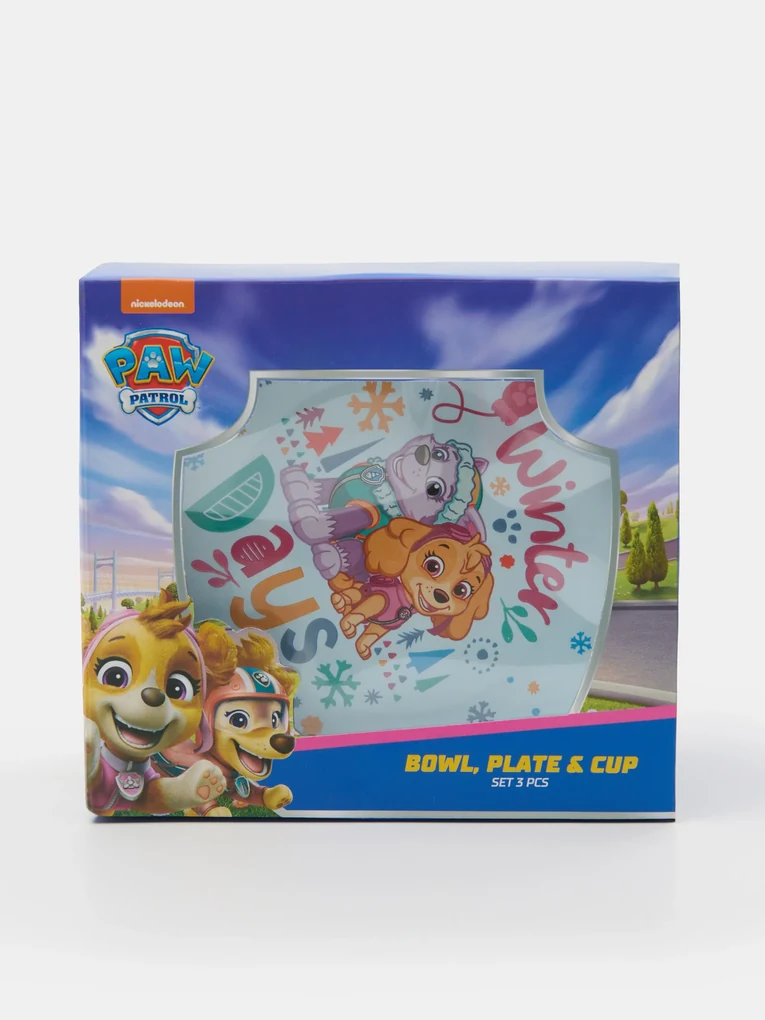Amscan - 8 Piatti In Cartone Colorati Paw Patrol 23 Cm