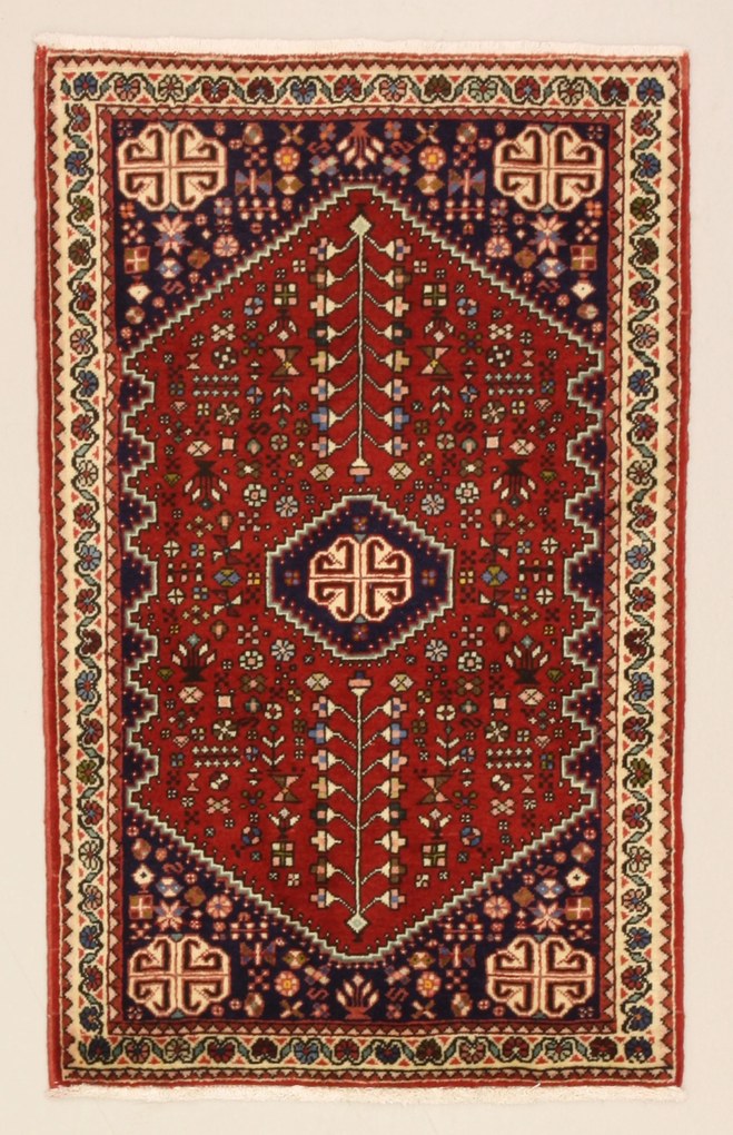 Abadeh Tappeto 60x100 (Iran) Annodato A Mano