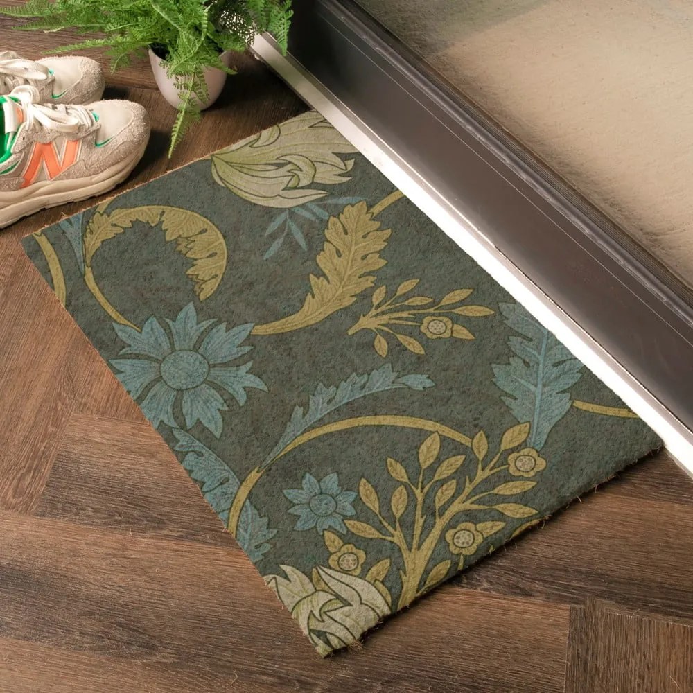 Zerbino in fibra di cocco 60x90 cm William Morris - Artsy Doormats