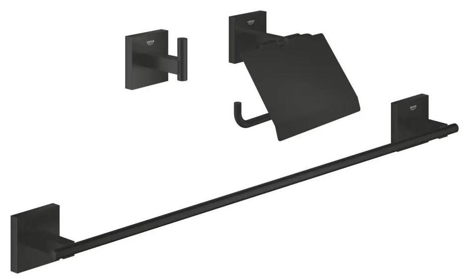 GROHE 411242430 - Kit di accessori QUICKFIX START CUBE nero