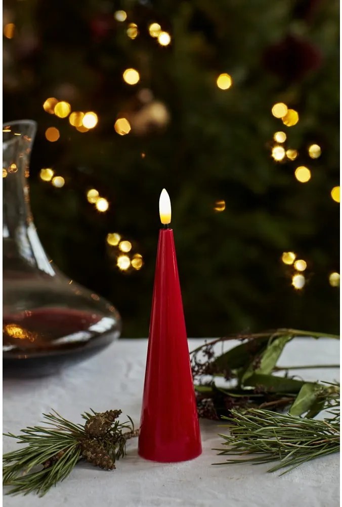 Candela a LED con alimentazione a batteria (altezza totale 17 cm) Sille – Sirius