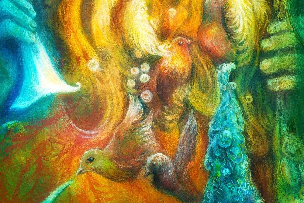 Stampa su tela – Poseidone sotto il mare