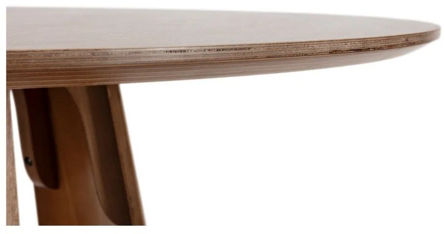 Tavolo da pranzo rotondo con effetto rovere ø 120 cm Zuri – MOME