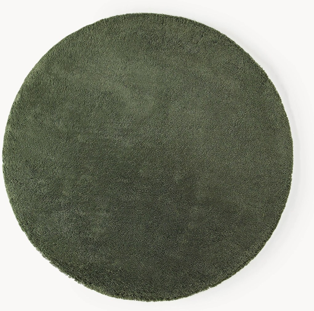 Tappeto rotondo morbido a pelo lungo Leighton