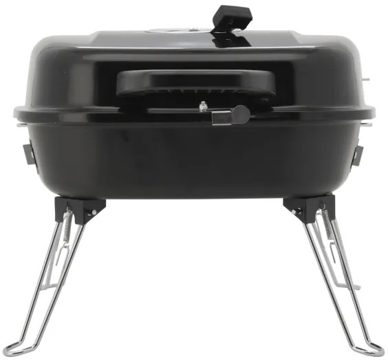 Griglia a carbone portatile nera