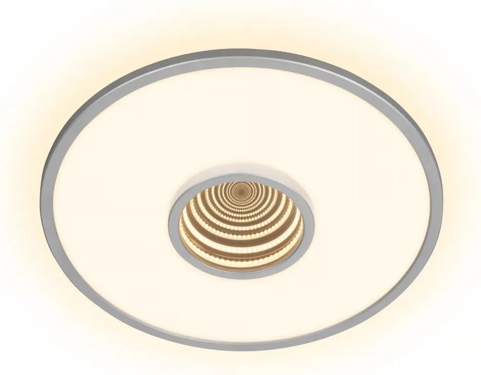 Briloner 3847014 - Plafoniera LED TORO LED/18W/230V Ø 42 cm cromo opaco