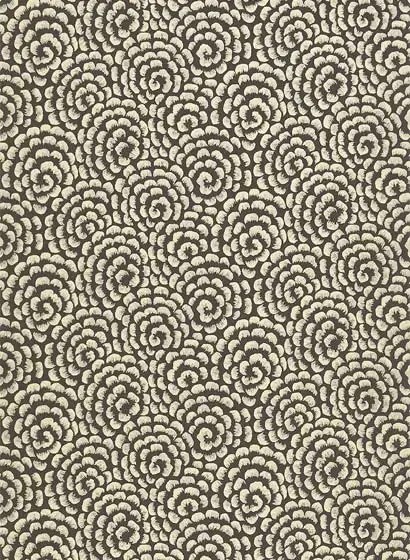Tapete Kingsley von Nina Campbell - Ebony/ Gold