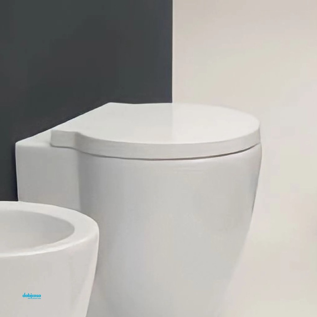 Copriwater Ceramica Cielo Soft-Close Bianco Lucido "Easy Evo"