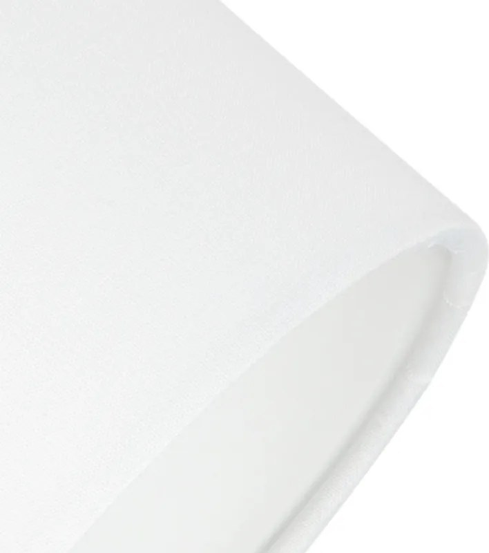 Applique moderna in acciaio con paralume bianco orientabile - Hetta