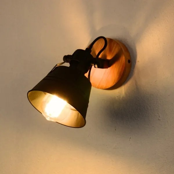 Globo 15466S-1 - Faretto da parete GÜNTHER 1xE27/60W/230V