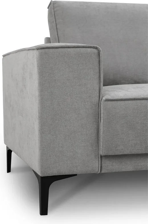 Divano angolare grigio (con penisola a destra/a L) Copenhagen – Scandic