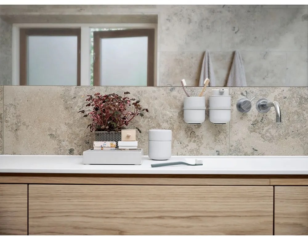 Organizzatore per il bagno in gres grigio Ume - Zone