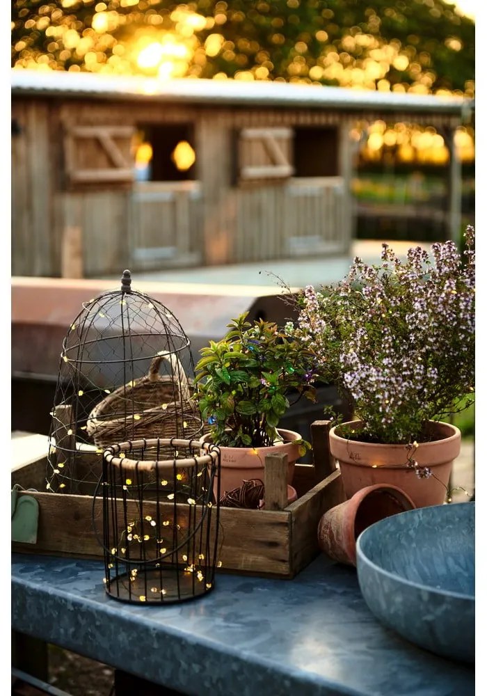 Catena luminosa 40 lampadine lunghezza 390 cm Knirke - Sirius