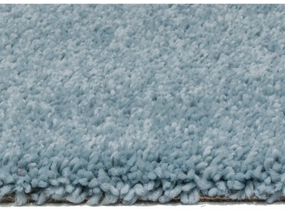 Tappeto azzurro, ø 80 cm Aqua Liso - Universal