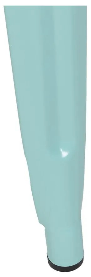 Set di sedie da bar turchese in metallo 2 pz (altezza della seduta 76,5 cm) – Ixia