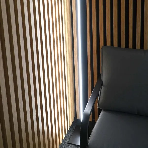 Lampada da terra LED BERNADETTA LED/28W/230V 4000K nera