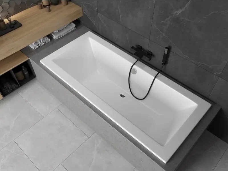 Mexen Cube vasca rettangolare 170 x 75 cm, bianca - 55051707500