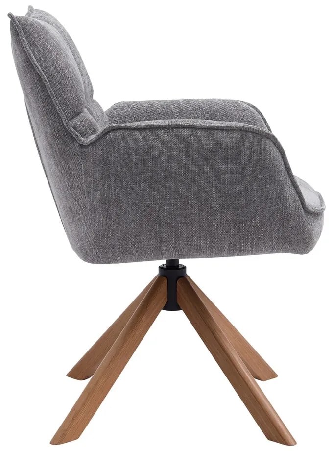 Set di sedie da pranzo grigia in imbottito 2 pz Marilla – Unique Furniture