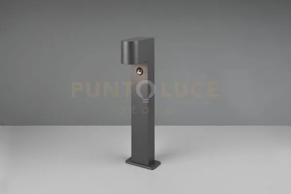Roya palo da esterno fusione alluminio stondata antracite con senso...
