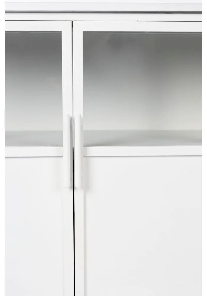 Vetrina in metallo bianco 35x80 cm Miya - White Label