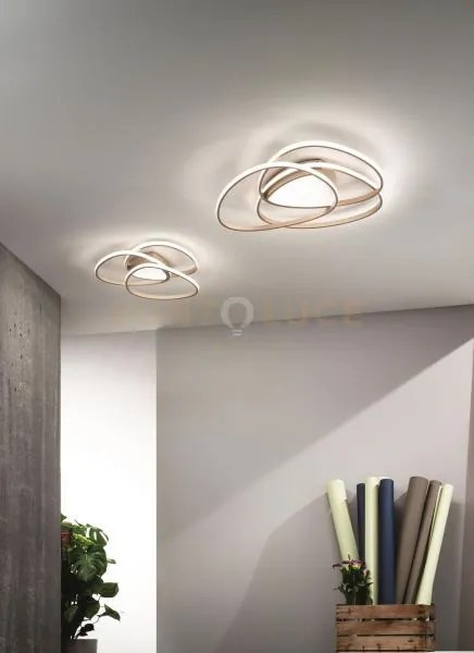 Lampadario a soffitto led rose d54 oro 3000k pl.rose-pcoro3000k